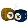 West Virginia Mountaineers Fuzzy Dice