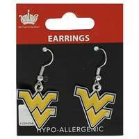 West Virginia Mountaineers Dangler Earrings