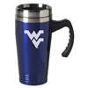 West Virginia Mountaineers Engraved 16oz Stainless Steel Travel Mug - Blue