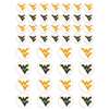 West Virginia Mountaineers Small Sticker Sheet - 2 Sheets