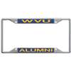 West Virginia Mountaineers Metal Alumni Inlaid Acrylic License Plate Frame