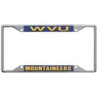 West Virginia Mountaineers Metal Inlaid Acrylic License Plate Frame