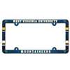 West Virginia Mountaineers Plastic License Plate Frame