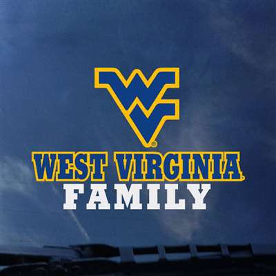 West Virginia Mountaineers Transfer Decal - Family