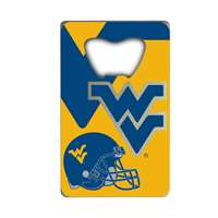 West Virginia Mountaineers Steel Credit Card Bottle Opener