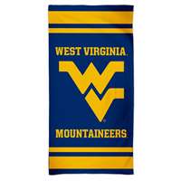 West Virginia Mountaineers Cotton Fiber Beach Towel