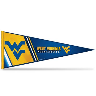 West Virginia Mountaineers 12" x 30" Soft Felt Pennant