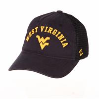 West Virginia Mountaineers Zephyr Centerpiece Mesh Back Adjustable Hat