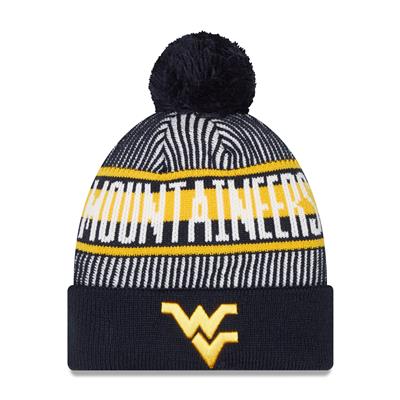 West Virginia Mountaineers New Era Striped Knit