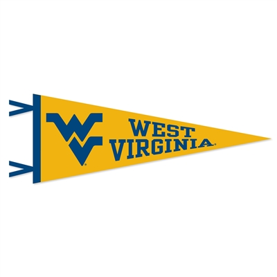 West Virginia Mountaineers Wool Felt Pennant - 9" 