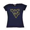 West Virginia Mountaineers Womens Burn-out Tee