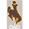 Wyoming Cowboys Transfer Decal - Dad