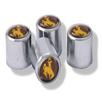 Wyoming Cowboys Domed Valve Stem Caps