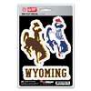 Wyoming Cowboys Decals - 3 Pack