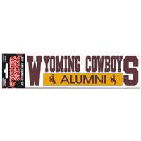 Wyoming Cowboys Alumni Transfer Decal - 3"x 10"