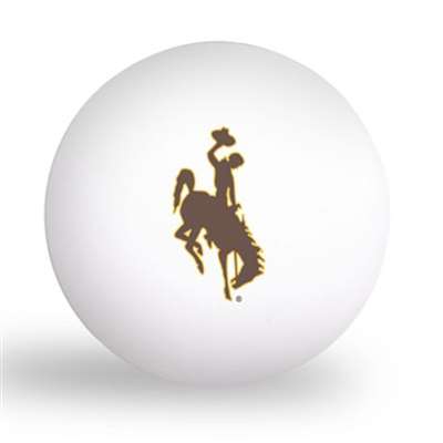 Wyoming Cowboys Ping Pong Balls - 6 Pack