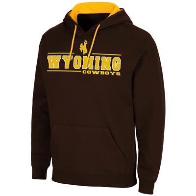 Wyoming Cowboys Colosseum Brennan Hoodie - Brown