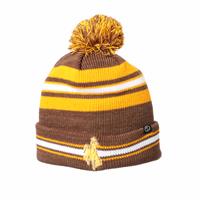 Wyoming Cowboys Zephyr Winter Park Pom Knit Beanie