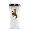 Wyoming Cowboys Freezer Tumbler - 16 oz