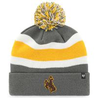 Wyoming Cowboys 47 Brand Breakaway Cuff Knit Beani