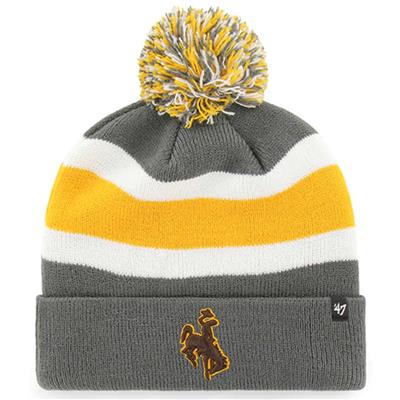 Wyoming Cowboys 47 Brand Breakaway Cuff Knit Beani