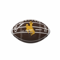 Wyoming Cowboys Glossy Field Mini Football